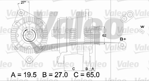 Valeo 436469 - Генератор unicars.by