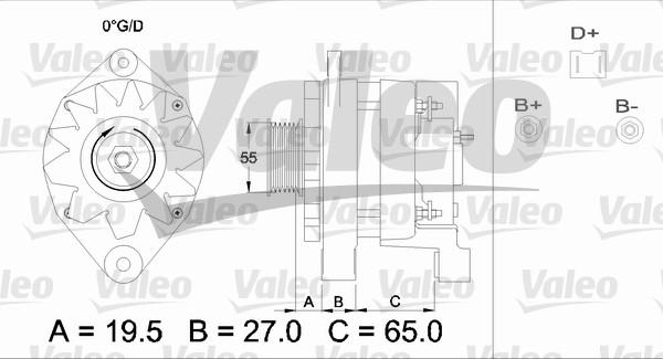 Valeo 436462 - Генератор unicars.by