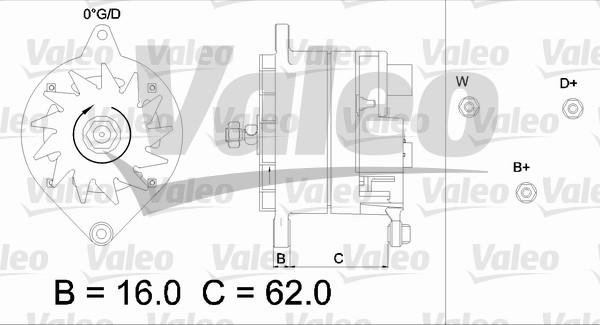 Valeo 436416 - Генератор unicars.by