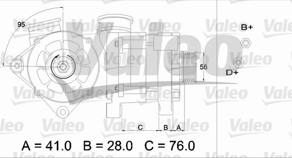 Valeo 436410 - Генератор unicars.by