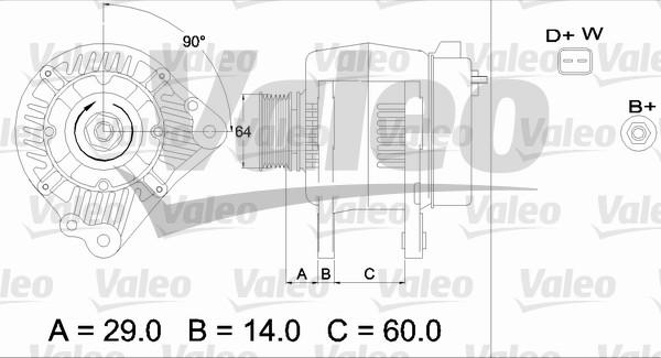 Valeo 436484 - Генератор unicars.by