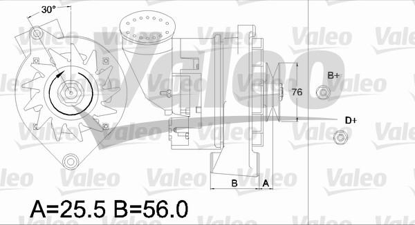 Valeo 436480 - Генератор unicars.by