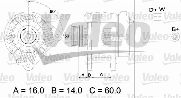 Valeo 436483 - Генератор unicars.by