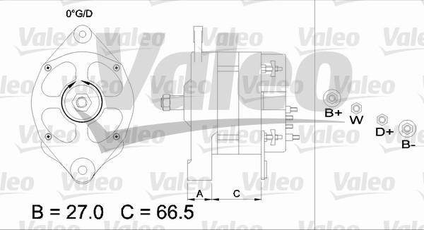 Valeo 436434 - Генератор unicars.by