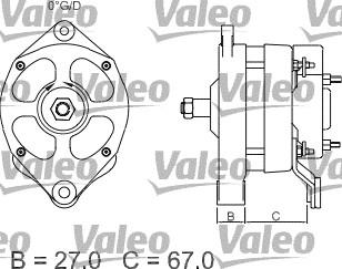 Valeo 436433 - Генератор unicars.by