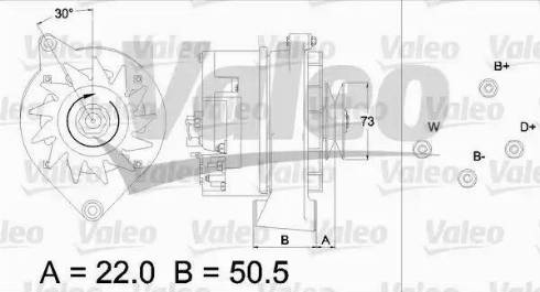 Valeo 436437 - Генератор unicars.by