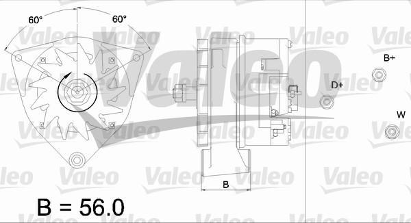 Valeo 436420 - Генератор unicars.by