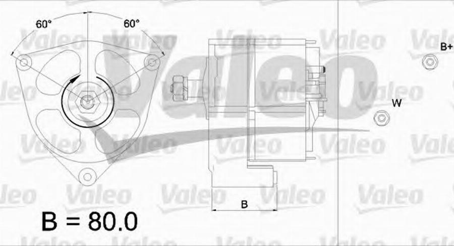 Valeo 436428 - Генератор unicars.by