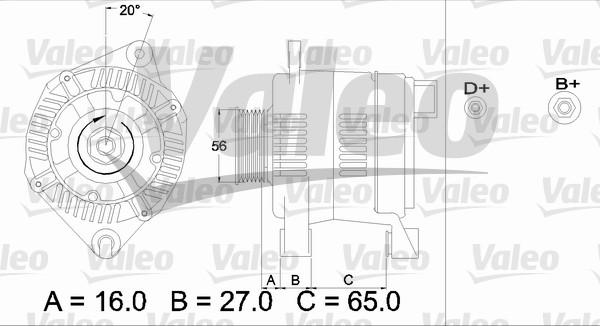 Valeo 436474 - Генератор unicars.by