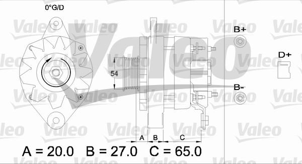 Valeo 436473 - Генератор unicars.by