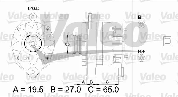 Valeo 436594 - Генератор unicars.by