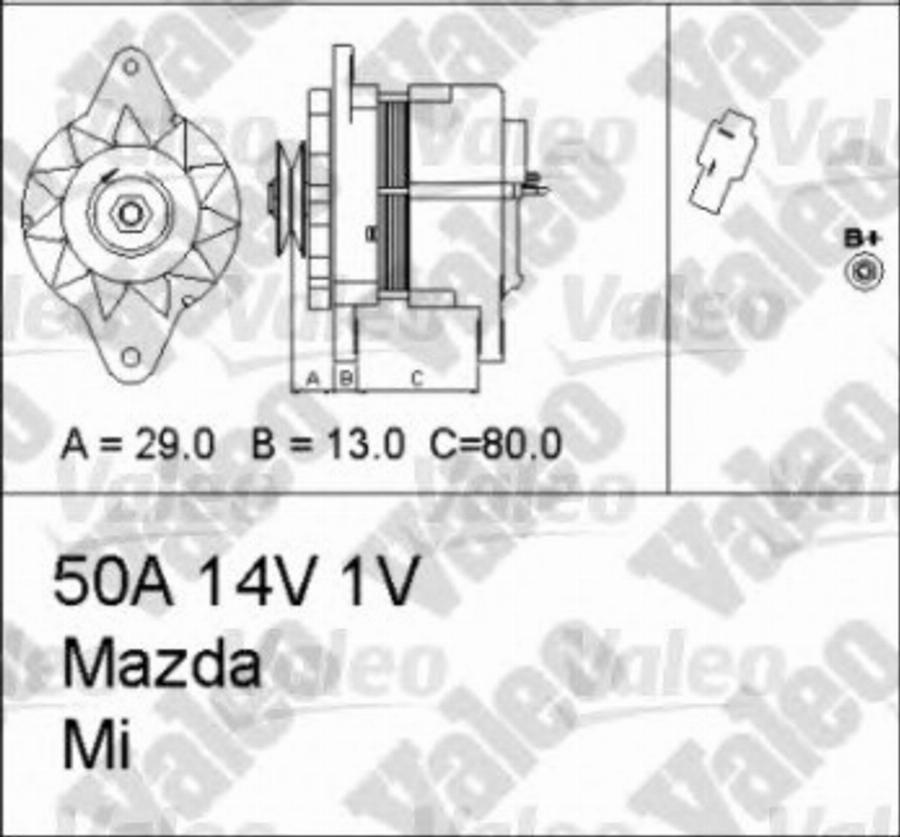 Valeo 436549 - Генератор unicars.by