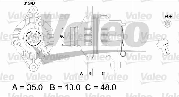 Valeo 436544 - Генератор unicars.by