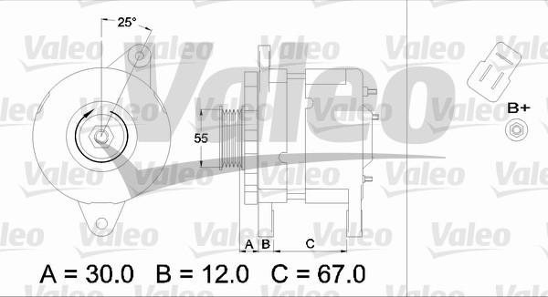 Valeo 436540 - Генератор unicars.by