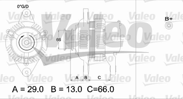 Valeo 436548 - Генератор unicars.by