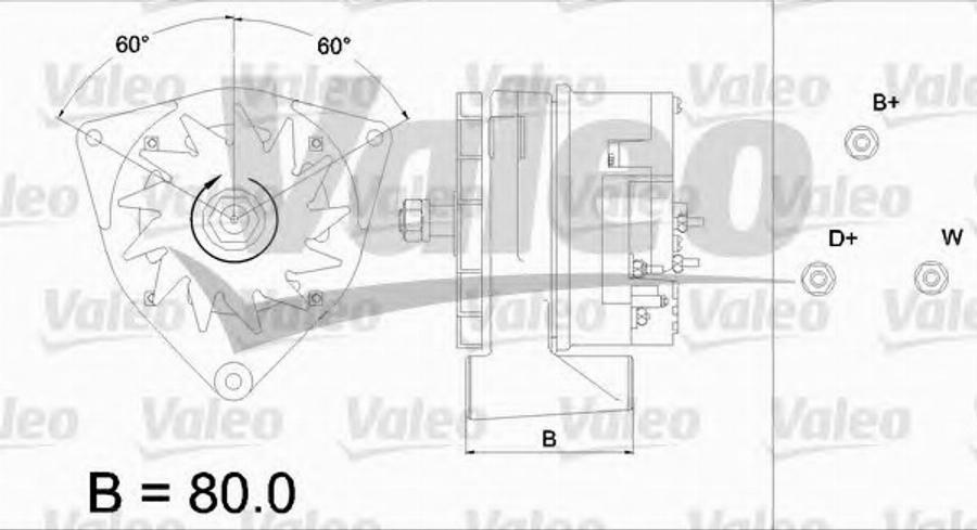 Valeo 436557 - Генератор unicars.by