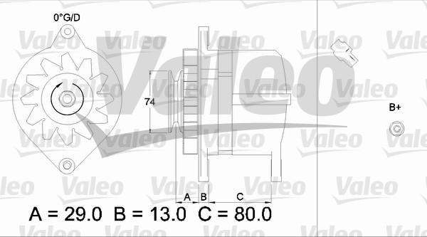 Valeo 436506 - Генератор unicars.by