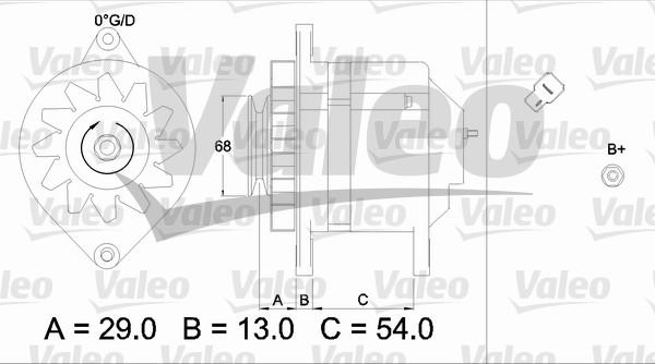 Valeo 436500 - Генератор unicars.by