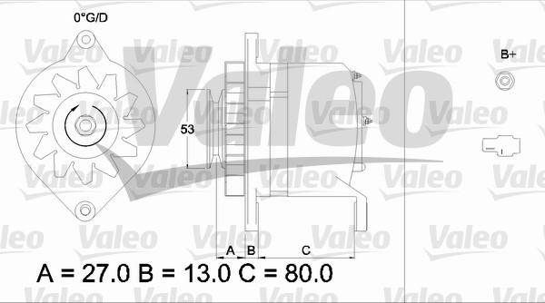 Valeo 436507 - Генератор unicars.by