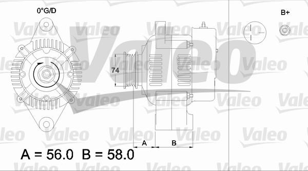 Valeo 436519 - Генератор unicars.by