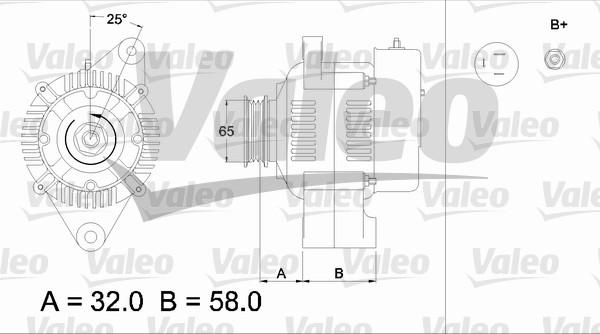 Valeo 436516 - Генератор unicars.by