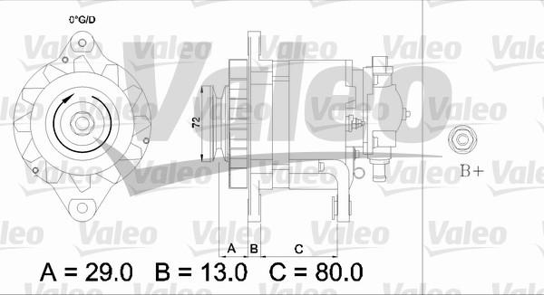 Valeo 436510 - Генератор unicars.by