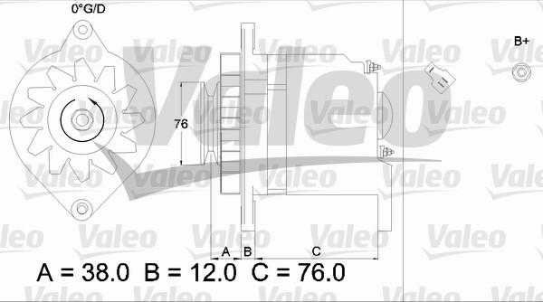 Valeo 436511 - Генератор unicars.by