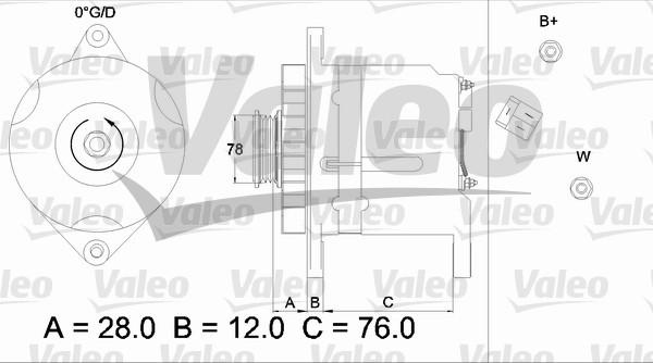 Valeo 436512 - Генератор unicars.by