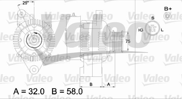 Valeo 436517 - Генератор unicars.by