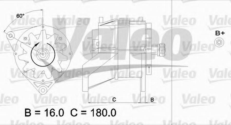 Valeo 436584 - Генератор unicars.by