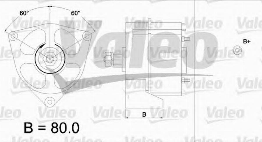 Valeo 436585 - Генератор unicars.by