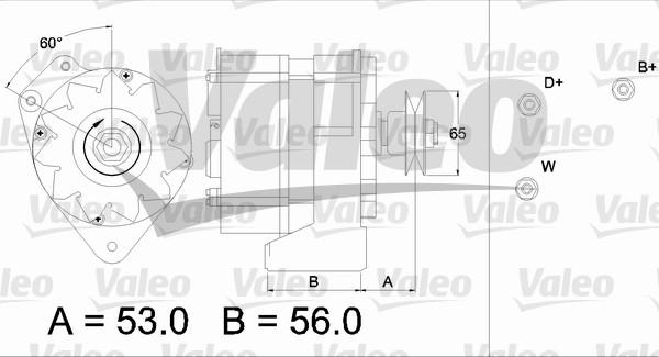 Valeo 436581 - Генератор unicars.by