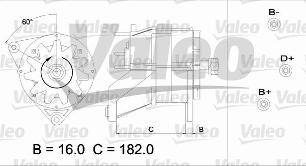 Valeo 436583 - Генератор unicars.by