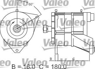 Valeo 436582 - Генератор unicars.by