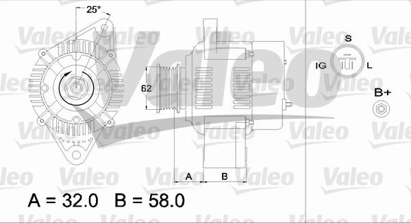 Valeo 436536 - Генератор unicars.by