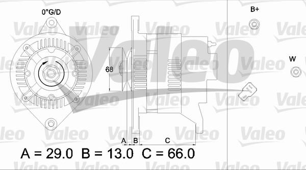 Valeo 436524 - Генератор unicars.by