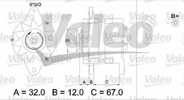 Valeo 436525 - Генератор unicars.by