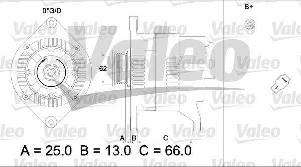 Valeo 436528 - Генератор unicars.by