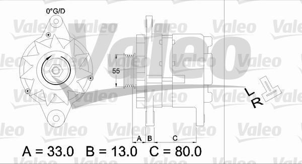 Valeo 436523 - Генератор unicars.by