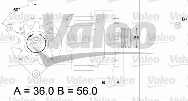 Valeo 436574 - Генератор unicars.by