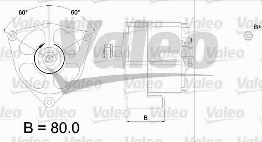 Valeo 436571 - Генератор unicars.by