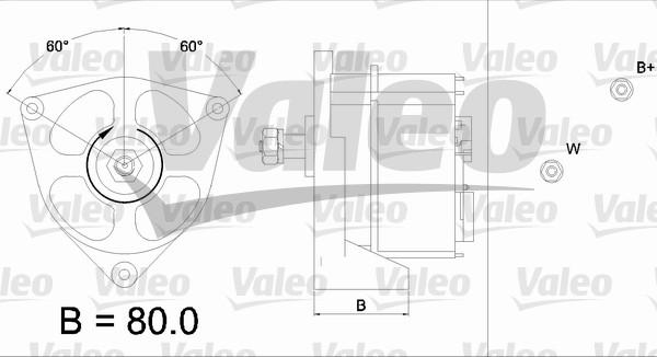 Valeo 436578 - Генератор unicars.by