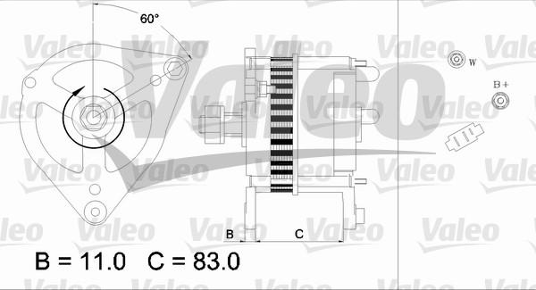 Valeo 436694 - Генератор unicars.by