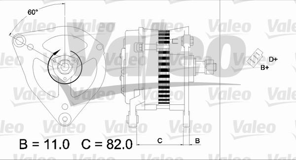 Valeo 436695 - Генератор unicars.by