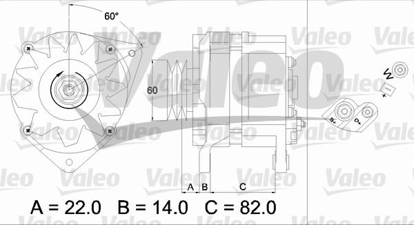 Valeo 436690 - Генератор unicars.by