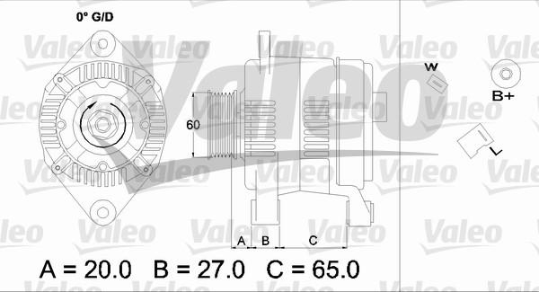 Valeo 436698 - Генератор unicars.by