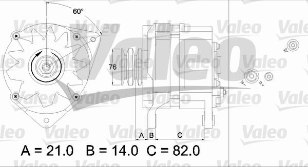 Valeo 436686 - Генератор unicars.by