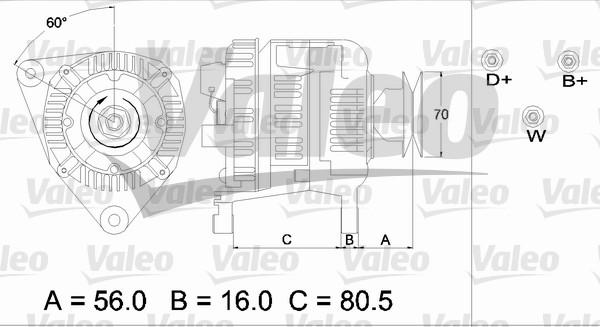 Valeo 436682 - Генератор unicars.by