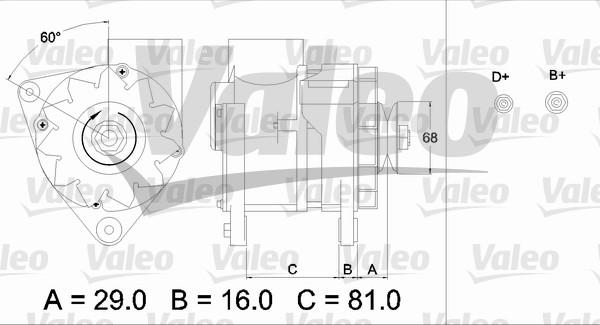 Valeo 436630 - Генератор unicars.by