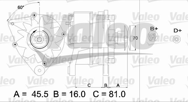 Valeo 436631 - Генератор unicars.by